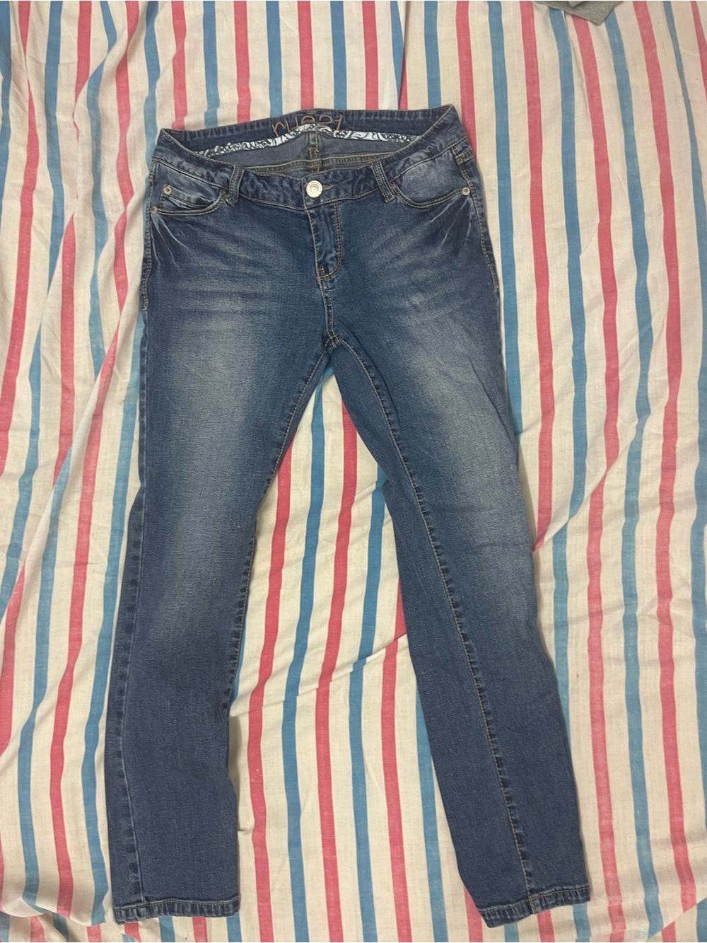 Rue 21 LOW-RISE SKINNY Women's Blue Denim Skinny Jeans size 5/6